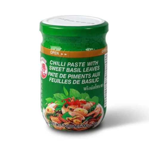 Chili Paste Basil Leaves 200gr Cock