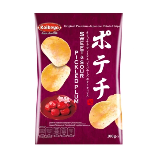Potato Chips Sweet & Sour Pickled Plum Koikeya 100gr