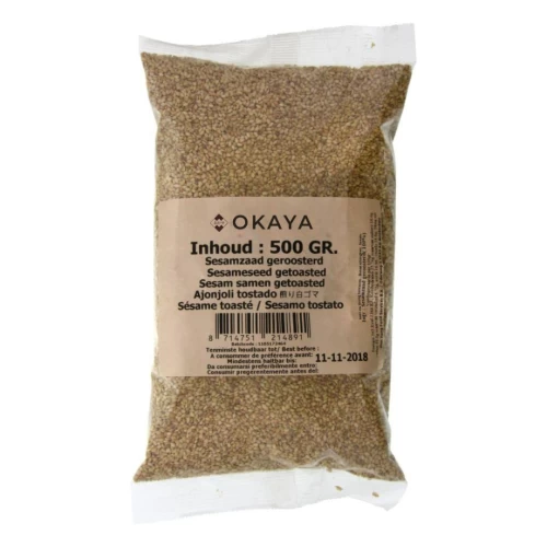 Roasted White Sesame Seed (Okaya) 500gr