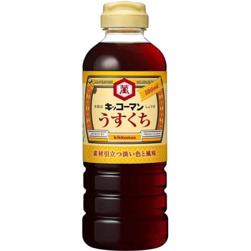 Soy Sauce Kikkoman Usukuchi Red 500ml